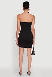 Womens Daisy Mini Tube Dress with Curve Hugging Fit,