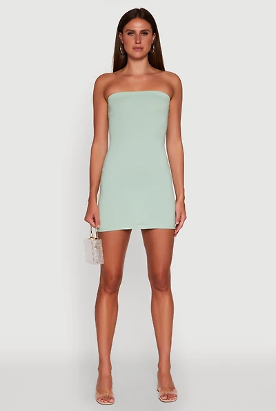 Womens Daisy Mini Tube Dress with Curve Hugging Fit,