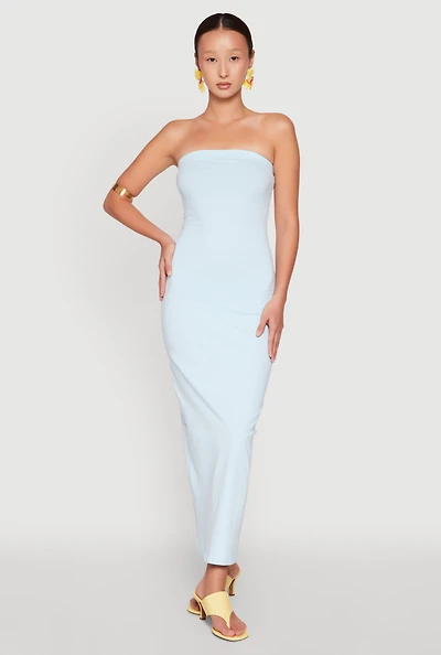 Womens Daisy Maxi Tube Dress,