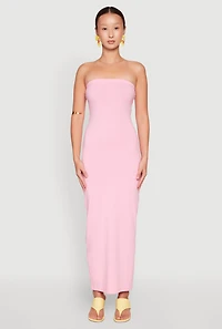 Womens Daisy Maxi Tube Dress, L