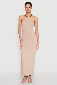 Womens Daisy Maxi Tube Dress,