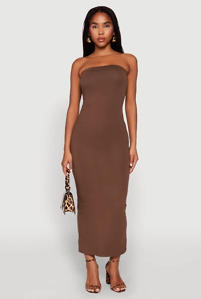 Womens Daisy Maxi Tube Dress,
