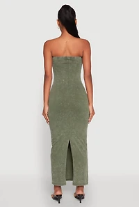 Womens Daisy Mineral Wash Maxi Tube Dress,