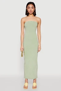 Womens Daisy Mineral Wash Maxi Tube Dress, S