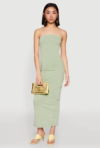 Womens Daisy Mineral Wash Maxi Tube Dress, S