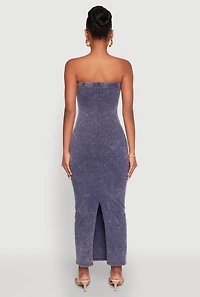 Womens Daisy Mineral Wash Maxi Tube Dress,