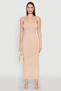 Daisy Mineral Wash Maxi Tube Dress
