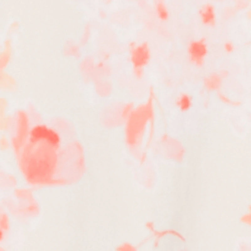 Floral Sweetheart Neckline Lace Up Back Midi Dress