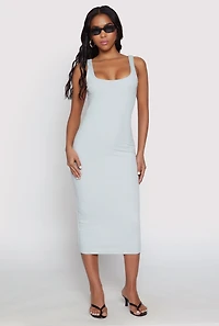 Haute Monde Ribbed Knit Tank Dress