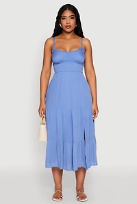 Iris Smocked Empire Waist Tiered Dress