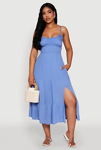 Iris Smocked Empire Waist Tiered Dress