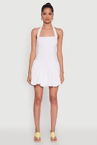 Iris Halter Bubble Hem Dress
