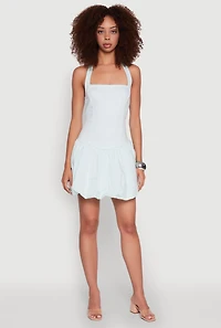 Womens Iris Halter Bubble Hem Dress, S