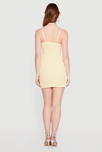 Almost Famous Floral Sequin Cami Mini Dress