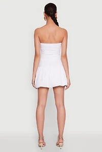 Almost Famous Convertible Bubble Hem Dress