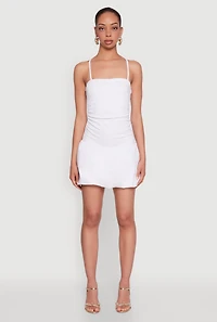 Almost Famous Convertible Bubble Hem Dress