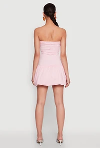 Womens Almost Famous Convertible Bubble Hem Dress,