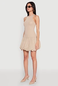 Almost Famous Racerback Tank Bubble Hem Dress
