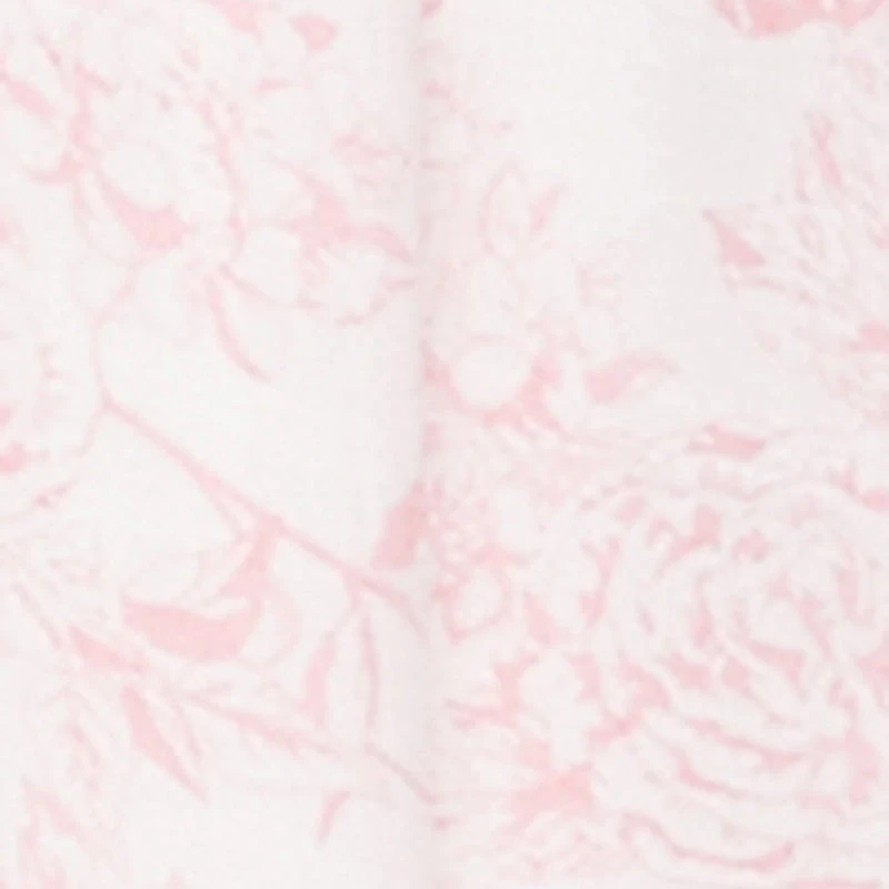 Chic Toile de Jouy Puff Sleeve Peasant Dress