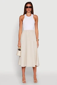 Keyhole Racerback Maxi Dress