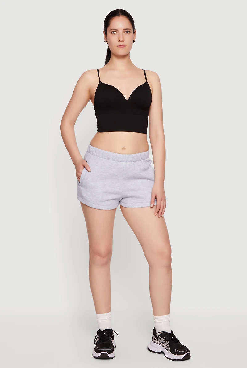 Fleece Sweatshorts with Pockets