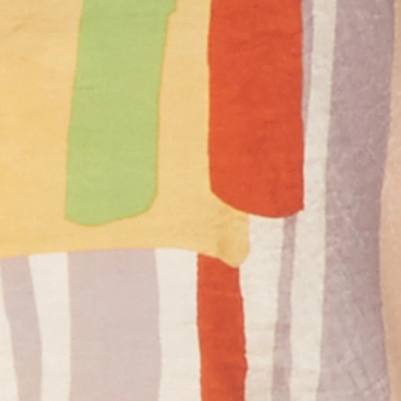 Abstract Geometric Print Airy Shirt