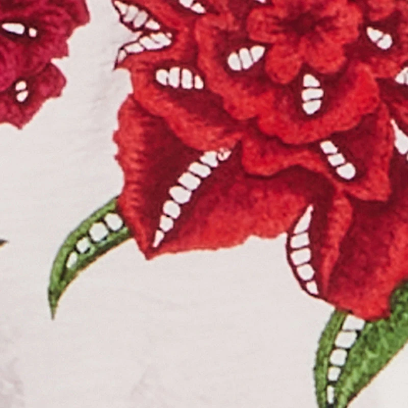 Chic Floral Long Sleeve Tie Front Crop Top