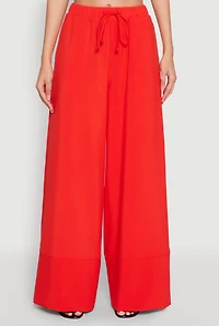 Womens High Waisted Pintuck Detail Pants,