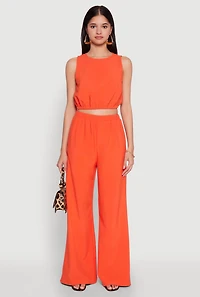 High Waisted Palazzo Pants