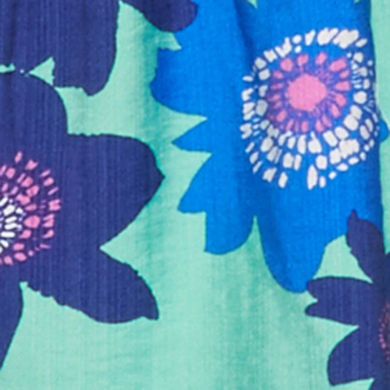 Floral Print Tie Strap Sweetheart Neckline Cami