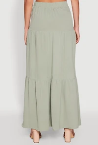 Airy Tiered Maxi Skirt