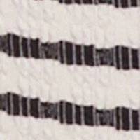 Trendy Fold Over Striped Bootcut Pants