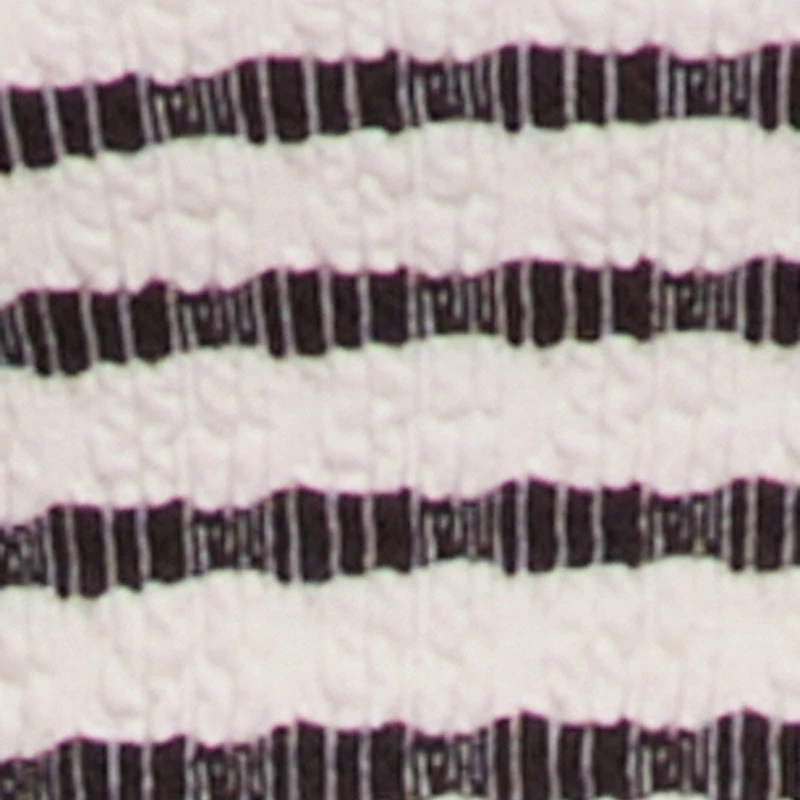 Trendy Striped Textured Knit Fold Over Tube Top