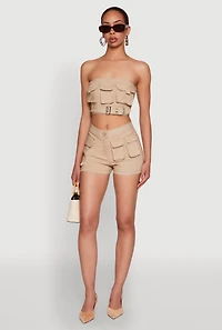 Womens Hyper Stretch Utility Tube Top,