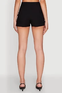 Womens Hyper Stretch Utility Shorts, Black, Size L