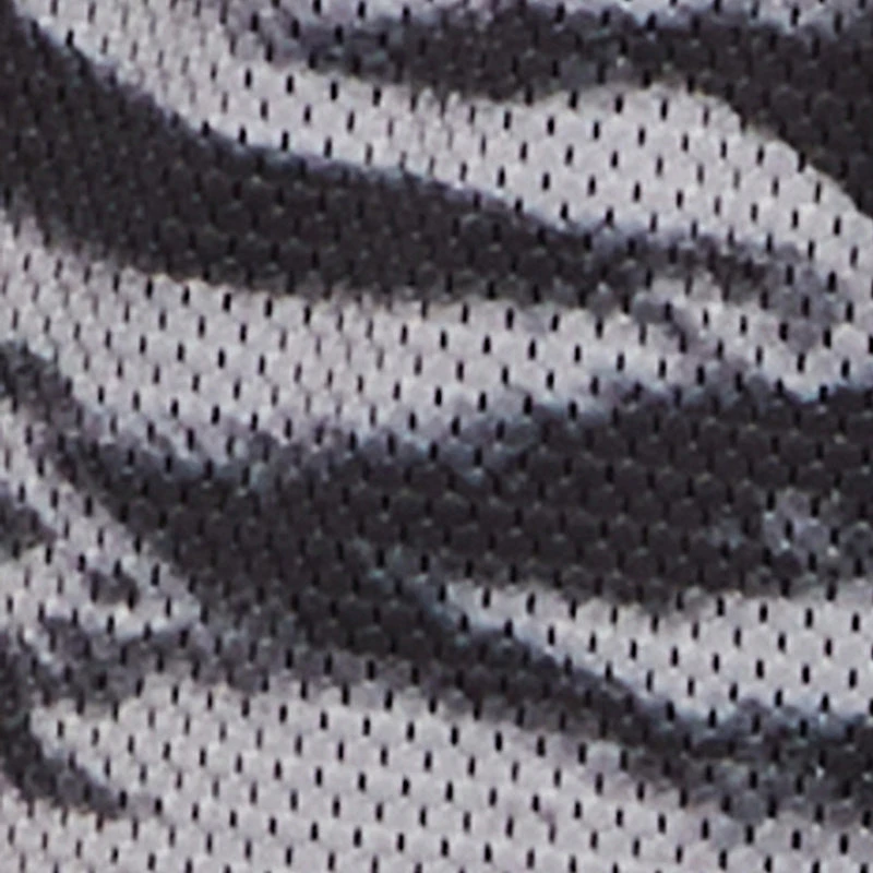 Graphic Zebra Print Cropped Football Jersey