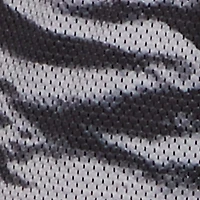 Graphic Zebra Print Cropped Football Jersey