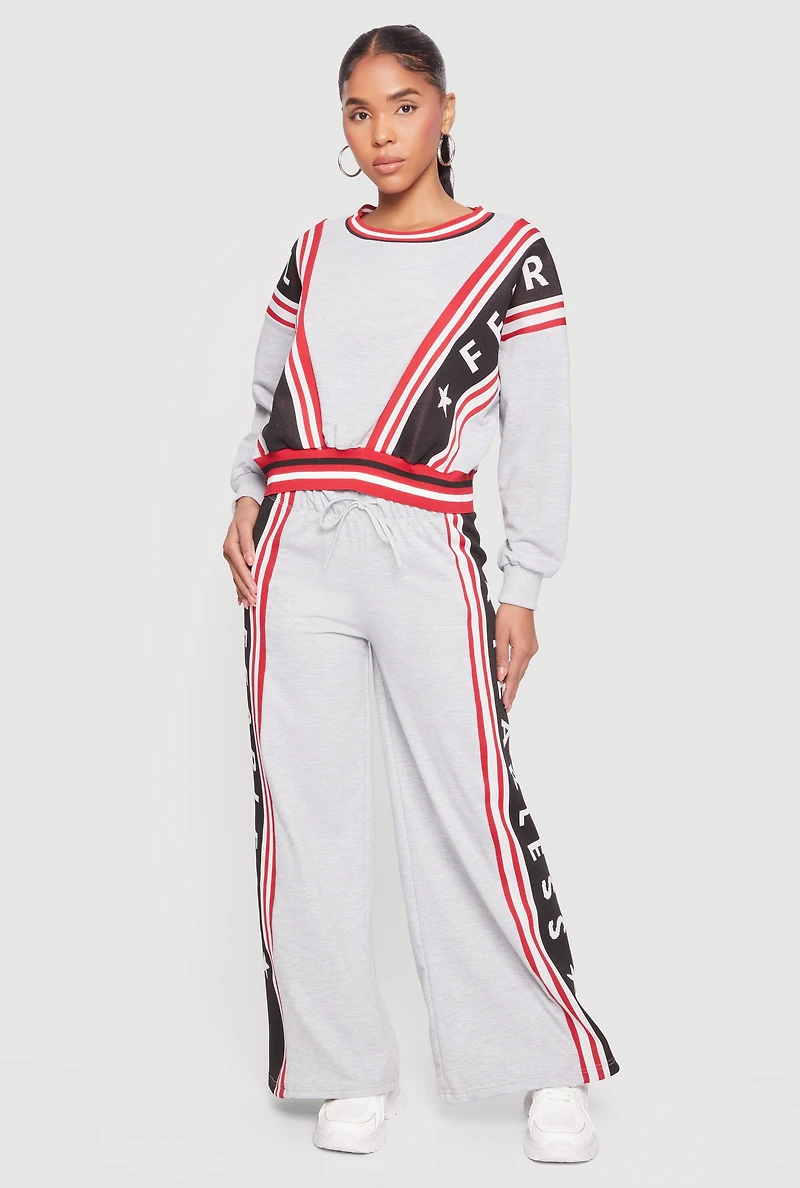 Fearless Graphic Pullover Sweatshirt