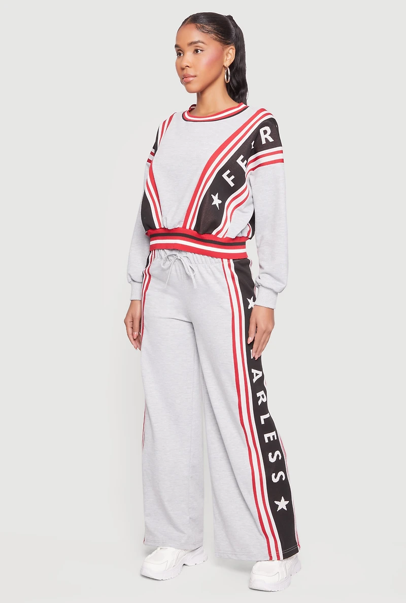 Fearless Graphic Pullover Sweatshirt