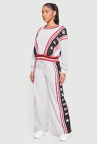 Fearless Graphic Pullover Sweatshirt