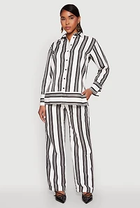 Womens Spoon Jeans Button Front Shirt, Multi, Size S