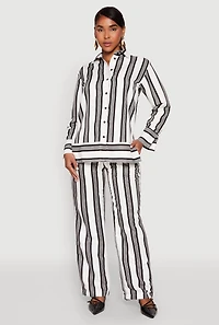 Womens Spoon Jeans Drawstring Wide Leg Pants, Multi,