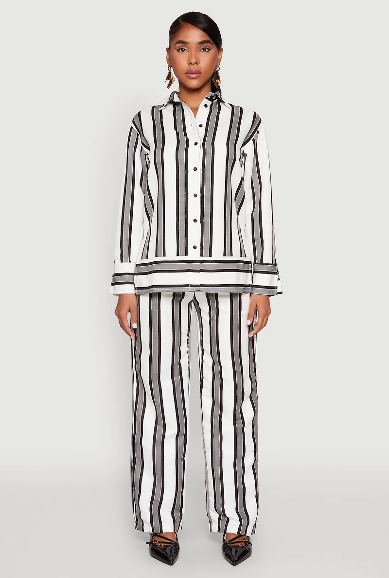 Womens Spoon Jeans Drawstring Wide Leg Pants, Multi, Size S