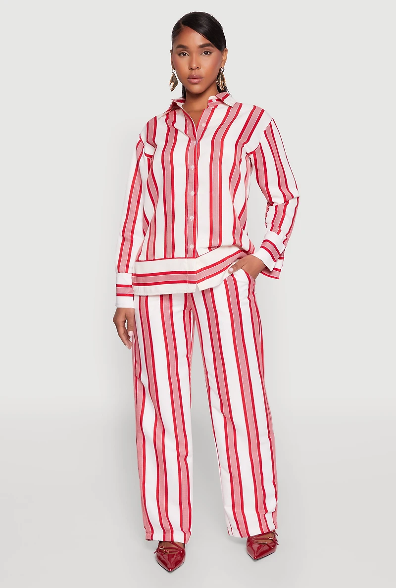 Spoon Jeans Drawstring Wide Leg Pants