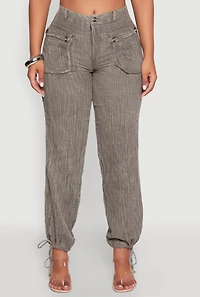 Spoon Jeans Gauze Knit Cargo Joggers