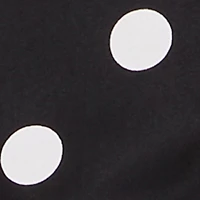 Spoon Jeans Bubble Hem Polka Dot Crop Top