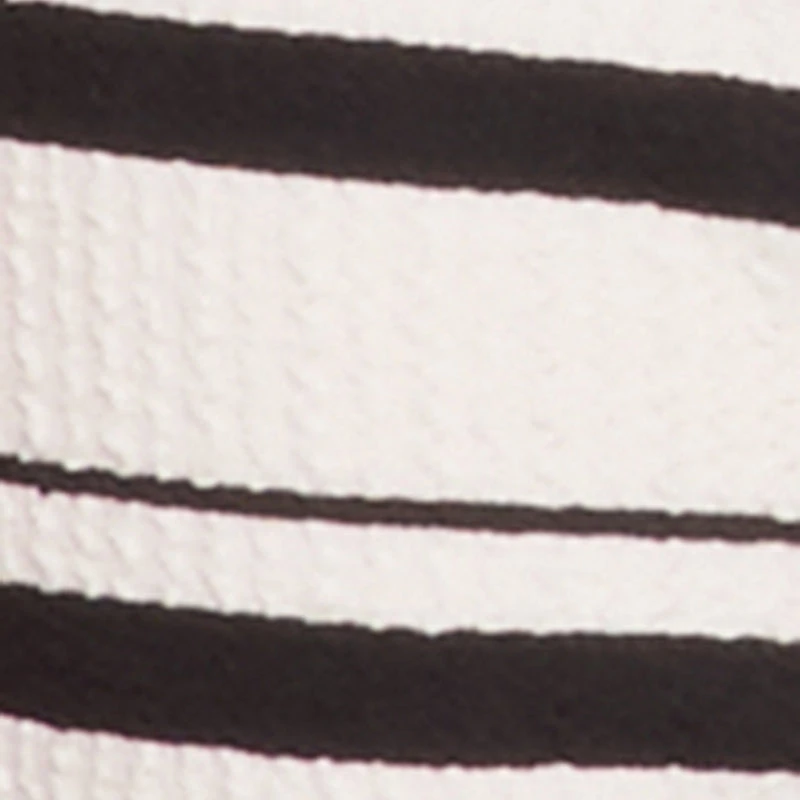 Textured Knit Striped Cropped Halter Top