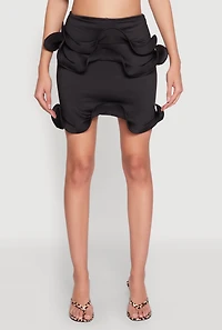 Womens Wave Structured Trim Skort,