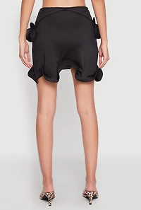 Womens Wave Structured Trim Skort,