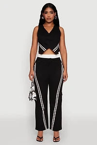 Womens Varsity Stripe Cargo Pants, S